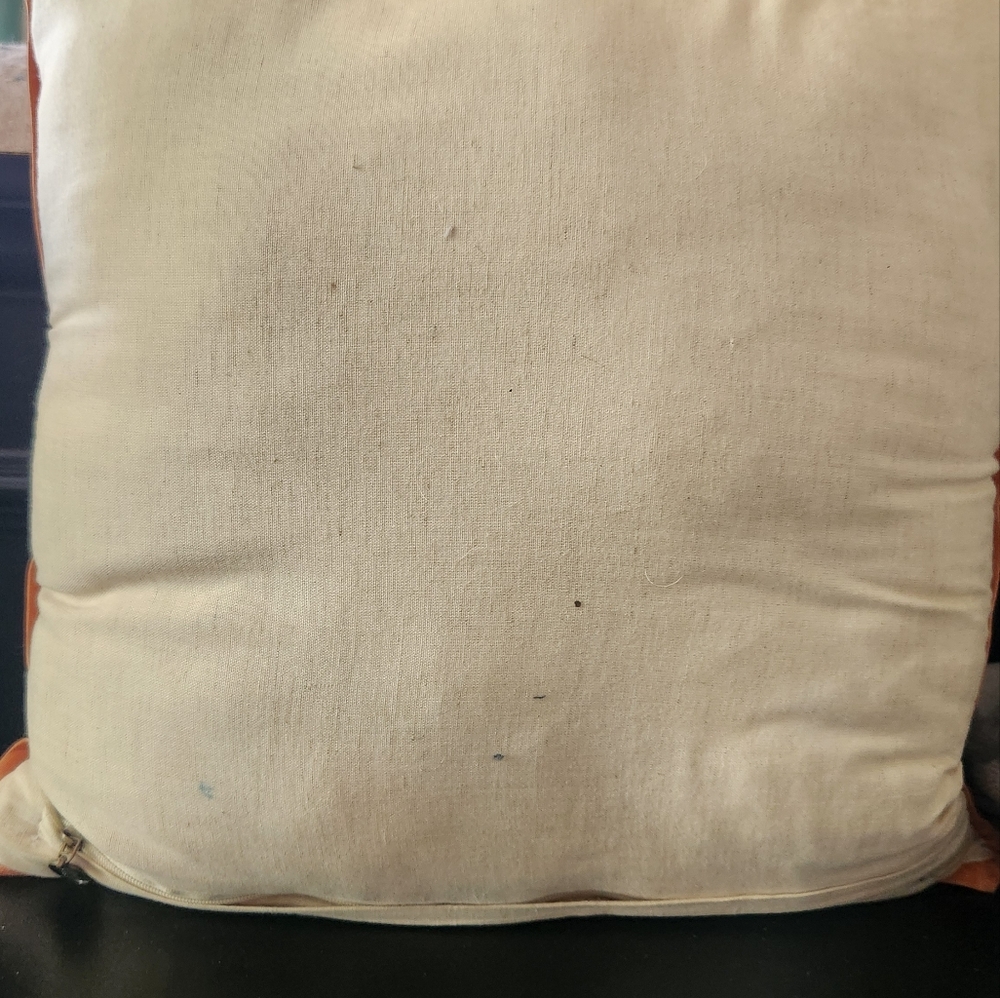 Pier 1 Beaded Floral Decorative Pillow - Picture 4 of 5